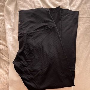 Lululemon ribbed align leggings 25in